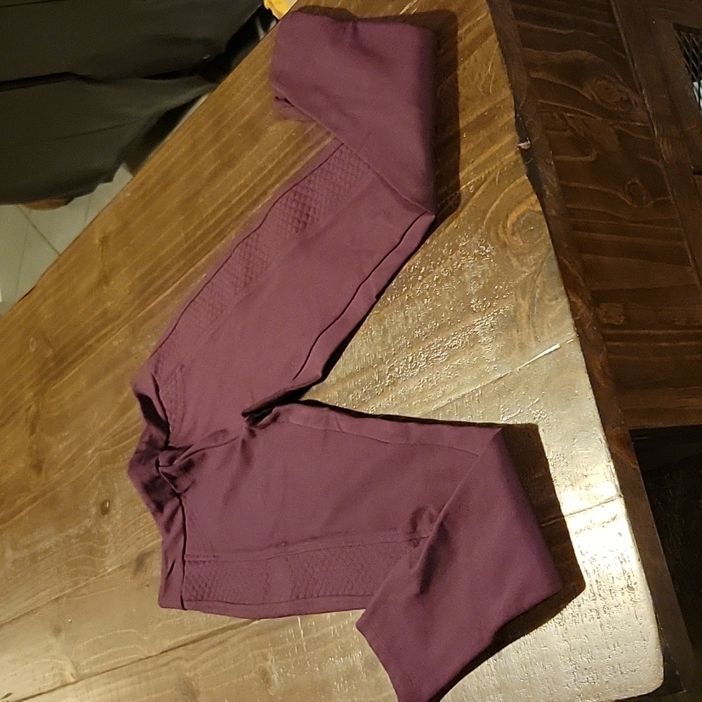 Slimming Options Plum Leggings